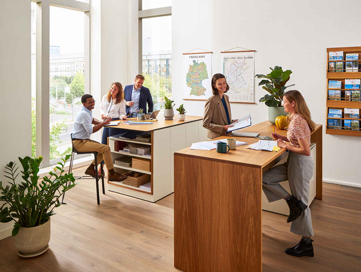 Das Fernweh Reisen Team in unserem Berliner Büro – Ihr zertifizierter Reisepartner